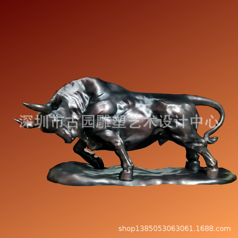 铸铜动物雕塑华尔街牛铜雕塑耕牛雕塑拓荒牛广场公园动物牛雕塑