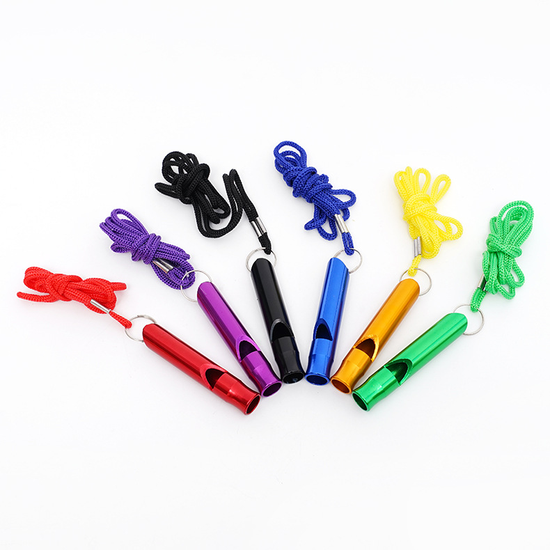 户外探险多功能求生哨 铝合金求生口哨 便携式小口哨 厂家供应
