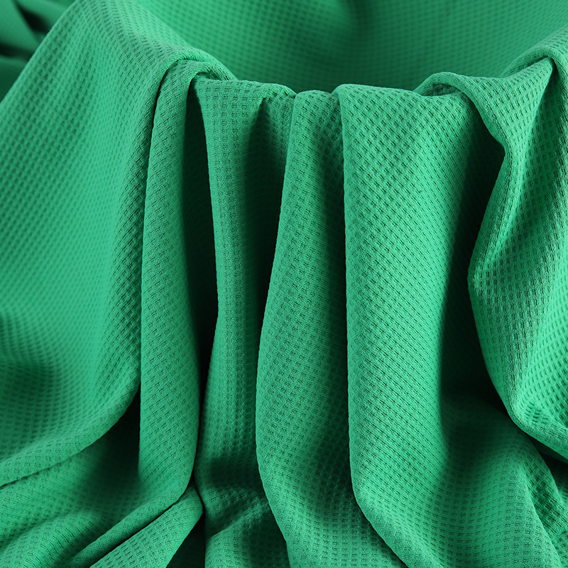 现货直发华夫格酷丝棉240g 小米格阔腿裤睡衣家居服 卫衣卫裤布料