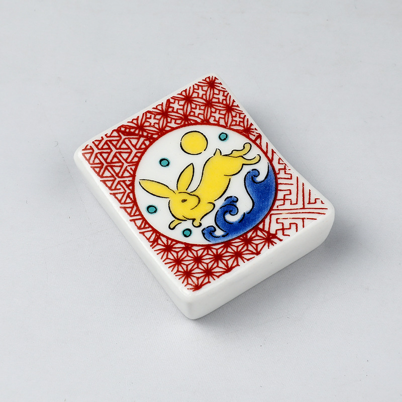 日式陶瓷筷子架 创意筷子托艺术酒店餐厅筷架日本餐具 厂家批发