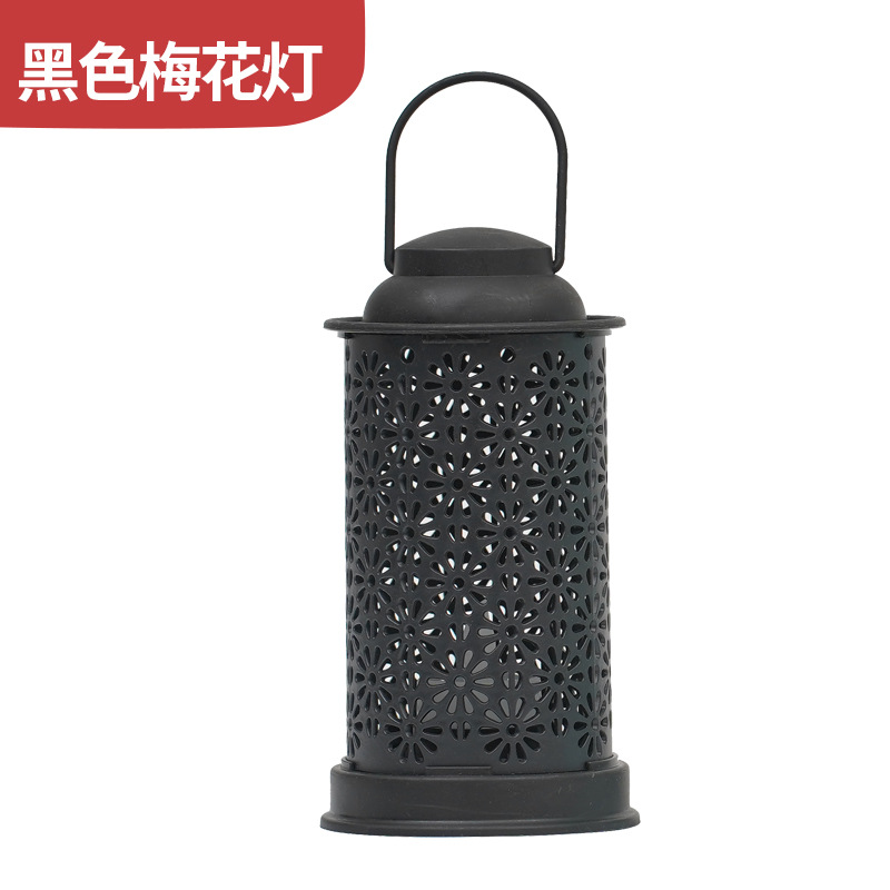 Small Lantern Storm Lantern Electronic Candle Simulation Candle Amazon International Station Ambience Light Led Luminescent Lamp