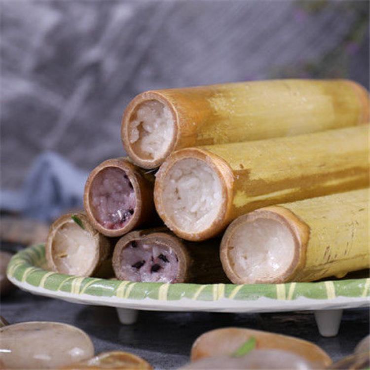 云南特产竹筒饭 微波炉加热食品懒人即食糯米饭粽子传统糕点食