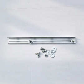 现货铝合金螺丝款龙骨门帘龙骨磁性自吸pvc塑料透明软帘滑道杆子