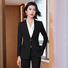 职业套装女西装秋季外套正装工作服2023新款气质高级大码女士西服