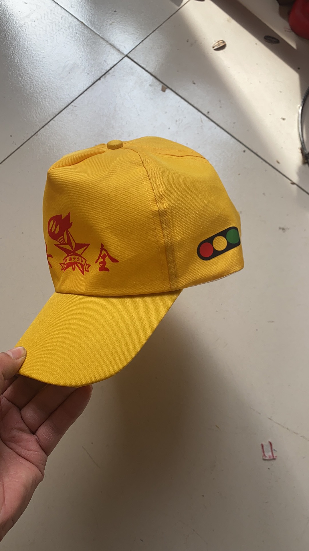 幼儿园小黄帽小学生交通安全帽过马路红绿灯安全帽厂家印logo印字