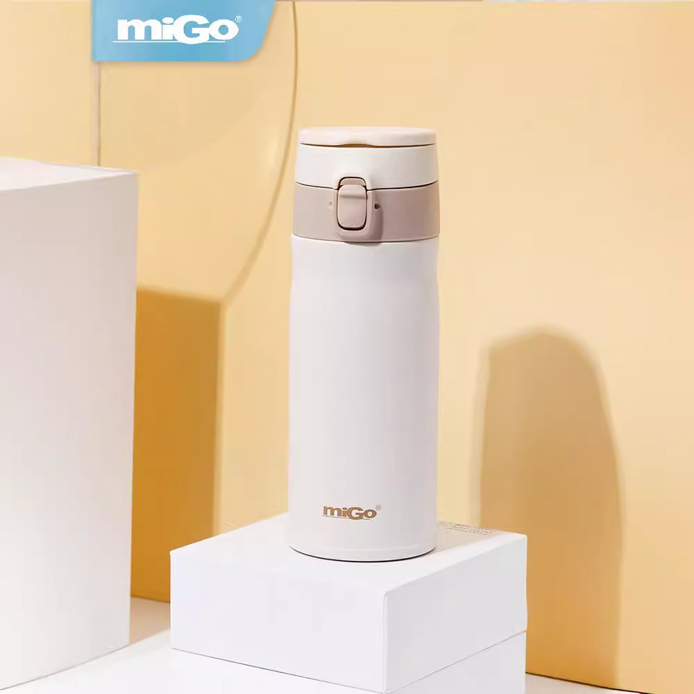 美国migo保温杯女ins简约水杯男随行创意可爱少女不锈钢保温杯