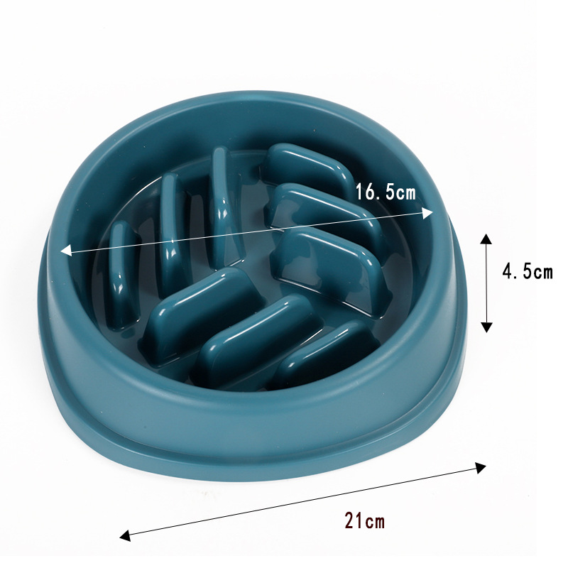 New Pet Slow Feeding Bowl Dog Anti-Choke Food Basin Super Large Capacity Feeder Non-Slip Anti-Tumble Pet Bowl Wholesale