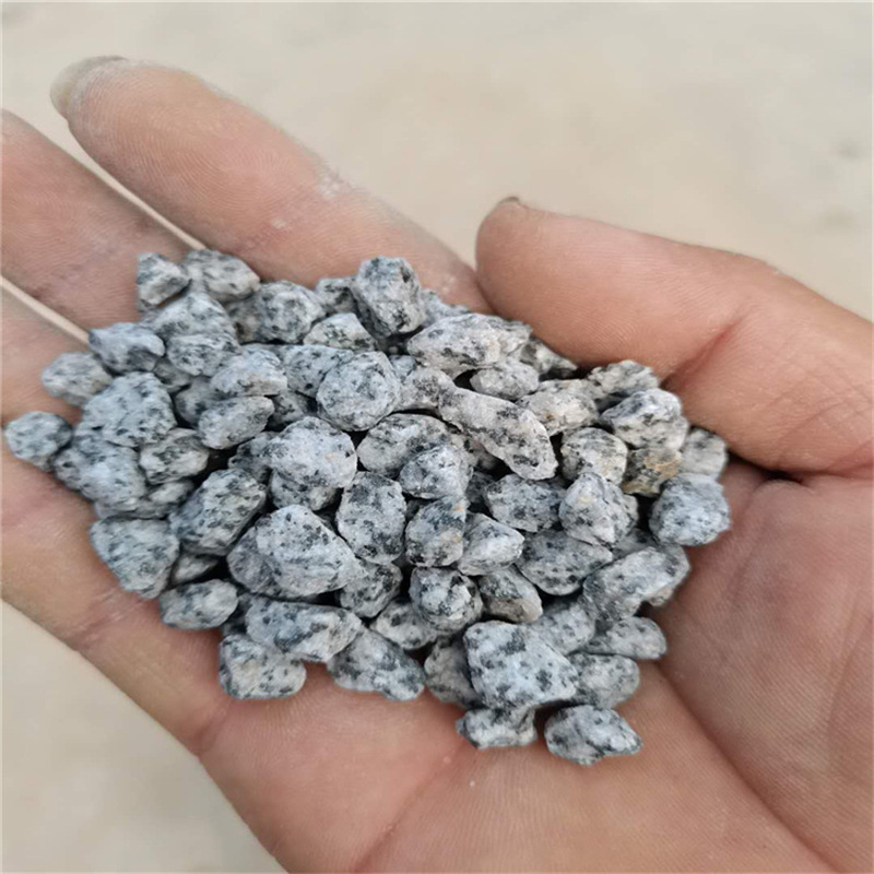 厂家批发芝麻灰石子芝麻白石子花岗岩碎石黑白花砾石卵石