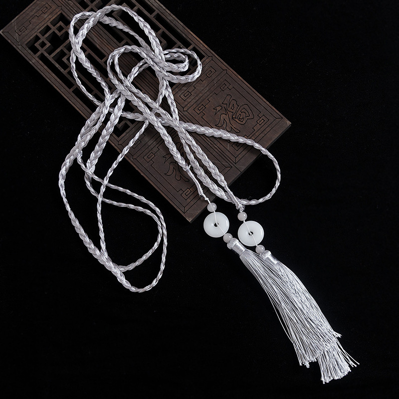 567宫绦丝绦流苏绳圆领袍配饰绑带男中国风女玉佩腰带民族系腰绳