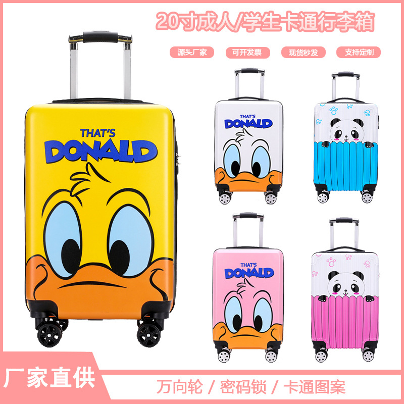 Factory Wholesale Trolley Case 20-Inch Sup Internet Celebrity Luggage Universal Wheel Suitcase Adult Gift Printed Logo