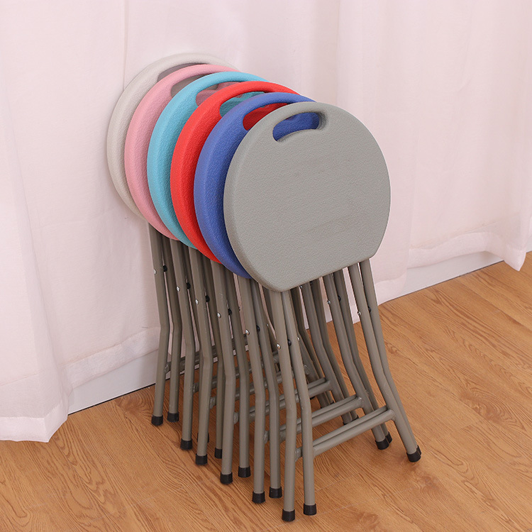 折叠家具小圆凳家用简易折叠凳便携式户外折叠凳亚马逊折叠凳批发