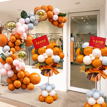 开业气氛布置商场服装店铺活动氛围场景装饰周年庆气球花篮立柱肖