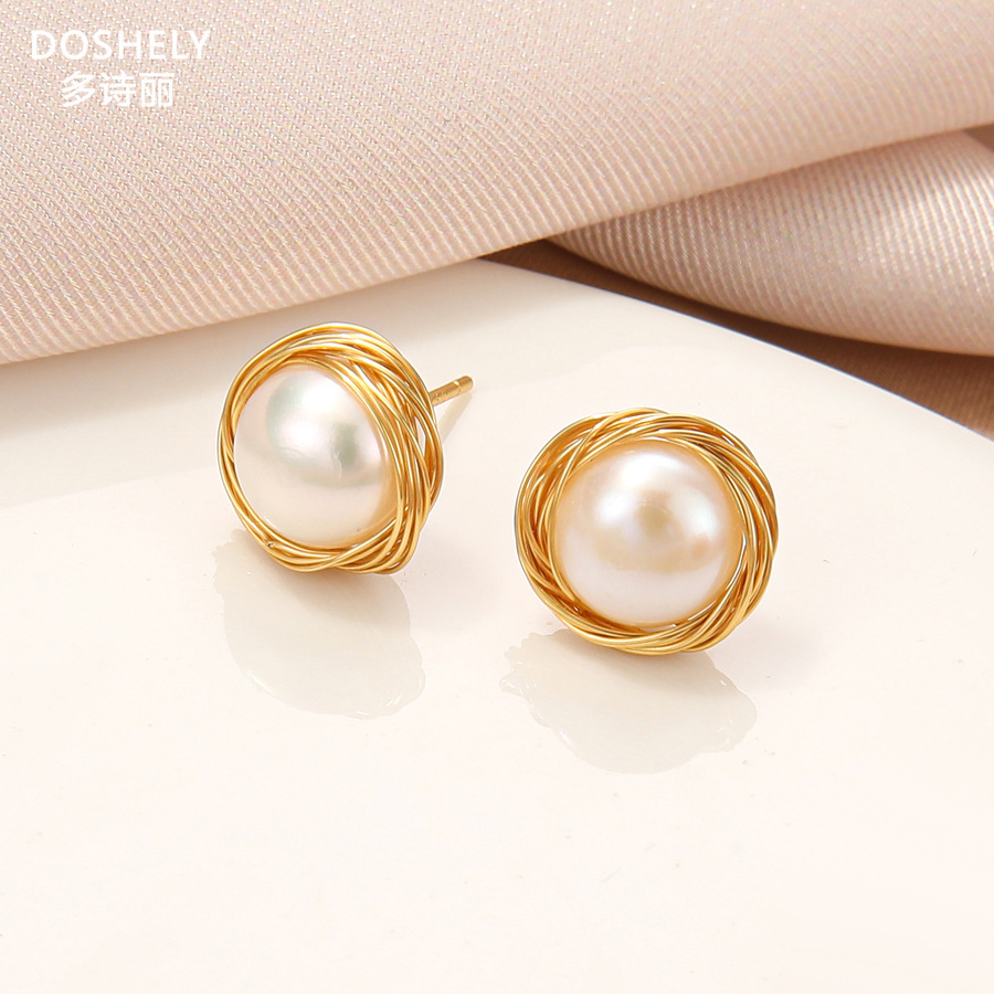 宝贝珍珠耳钉