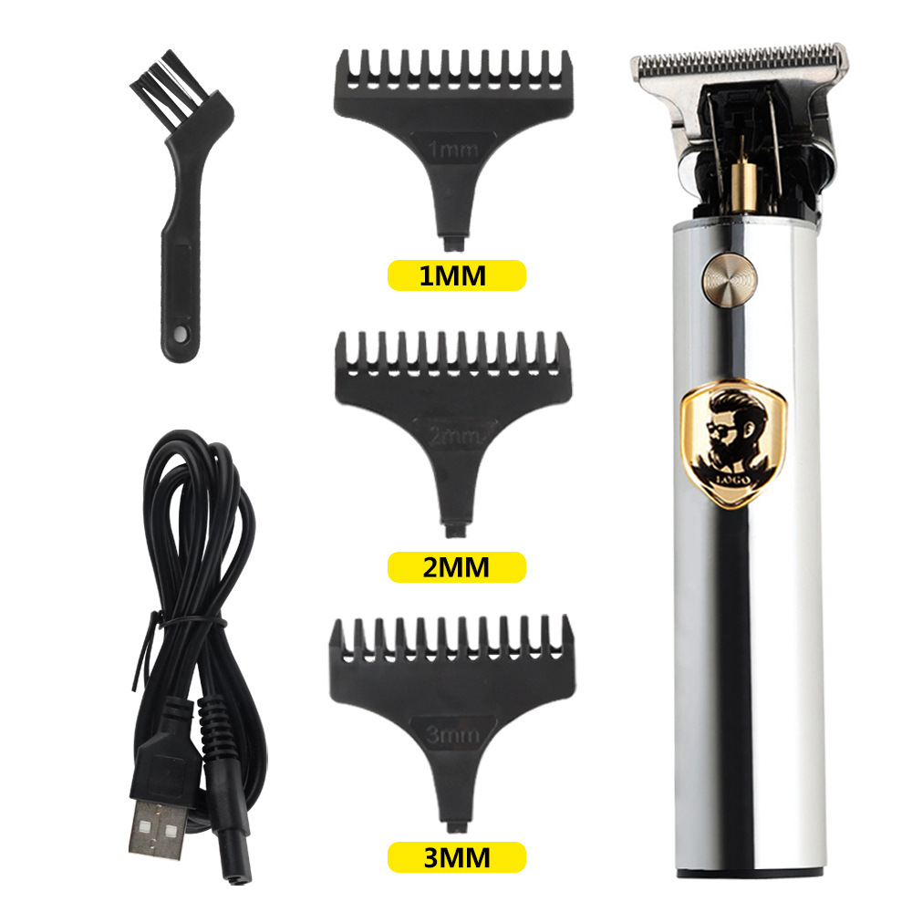 T-Type Electric Hair Clipper Fine Steel Ceramic Blade Hair Clipper Electric Shaving Head Engraving Electric Clipper Hair Saloon Dedicated