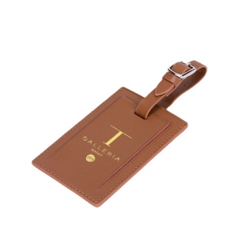 厂家新款设计时尚头层牛皮行李牌登机牌行李箱吊牌行李标签牌礼品