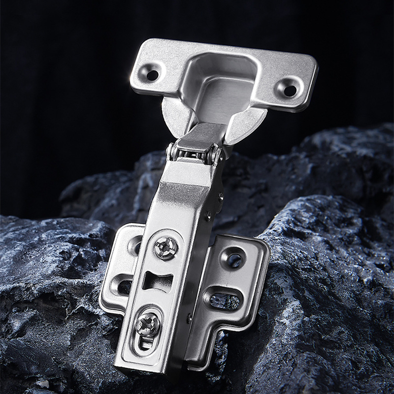 厚门板不锈钢液压铰链橱柜合页衣柜缓冲阻尼二段力铰链家具五金