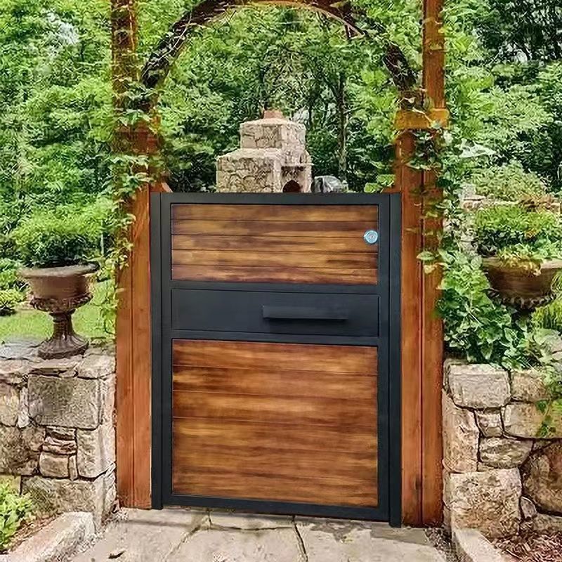 铁艺实木进户门庭院门不锈钢大门双开门单开门子母门防盗门小院门