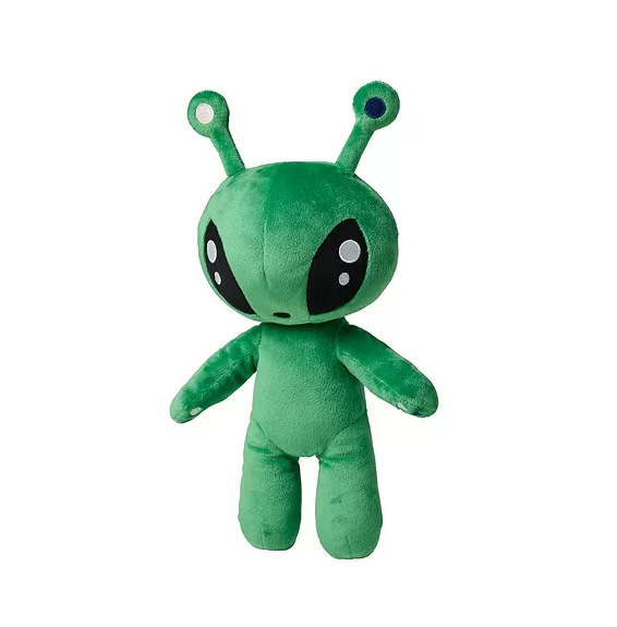 跨境新款 green alien plush 外星人玩偶 毛绒玩具公仔 毛绒玩偶