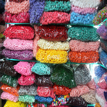 混装高弹毛毛球金葱球幼儿园儿童diy创意手工材料彩色毛球绒球