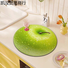 厨房台面硅藻泥沥水垫水碗盘吧台垫餐桌垫隔热酒吧茶台吸水杯垫