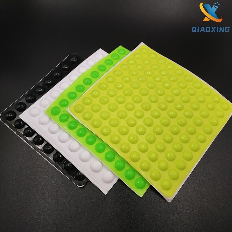 半球形硅胶垫 多种彩色硅胶脚垫 五金电器防撞颗粒 自粘硅胶垫