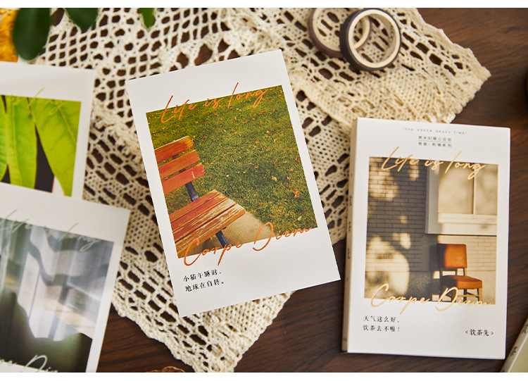 青禾纪有你的世界30张盒装明信片 文艺学生礼物留言祝贺卡片