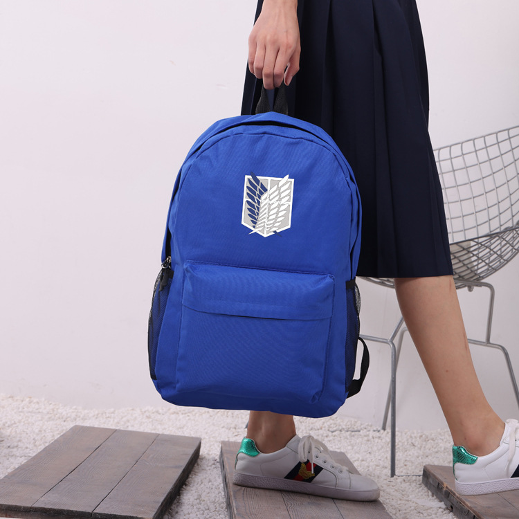 个性新款酷帅气动漫进击的巨人自由之翼周边书包霸气男女双肩包潮