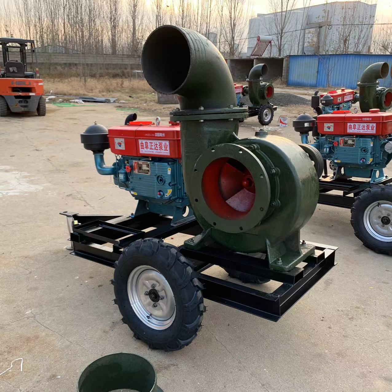 12马力柴油离心泵 农用滴灌喷灌机 3寸口径/80mm压井泵