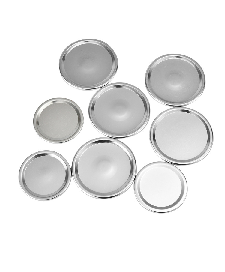 厂家批发圆形金属环分体盖马口铁盖梅森盖片梅森盖密封罐盖子