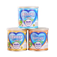 俄罗斯进口炼乳炼奶380g瓶装烘焙原料家商用奶茶咖啡面包馒头甜点