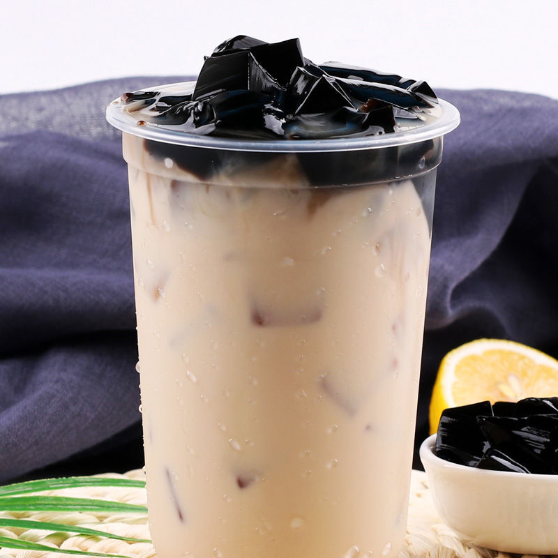 800烧仙草罐头开罐即食果冻黑凉冻夏季甜品芋圆水果捞奶茶店原料