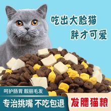 猫粮幼猫成猫大袋10斤装猫食增肥发腮通用型猫粮营养猫咪零食2斤