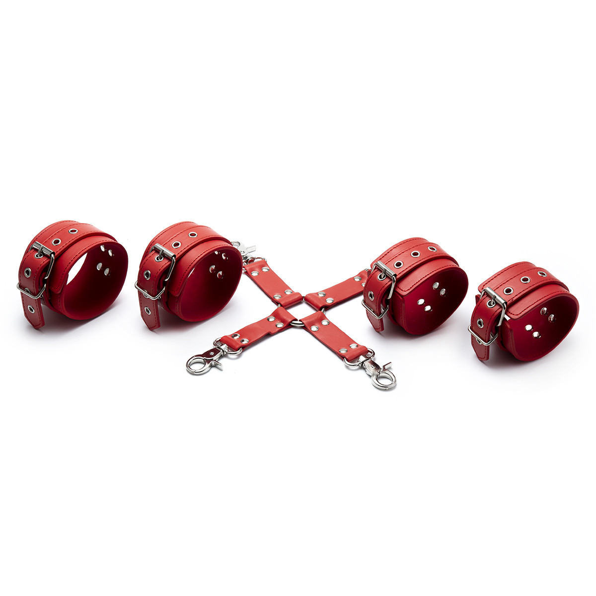 另类情趣玩具手脚铐捆绑束缚连接金属十字扣十字架成人sm刑具用品