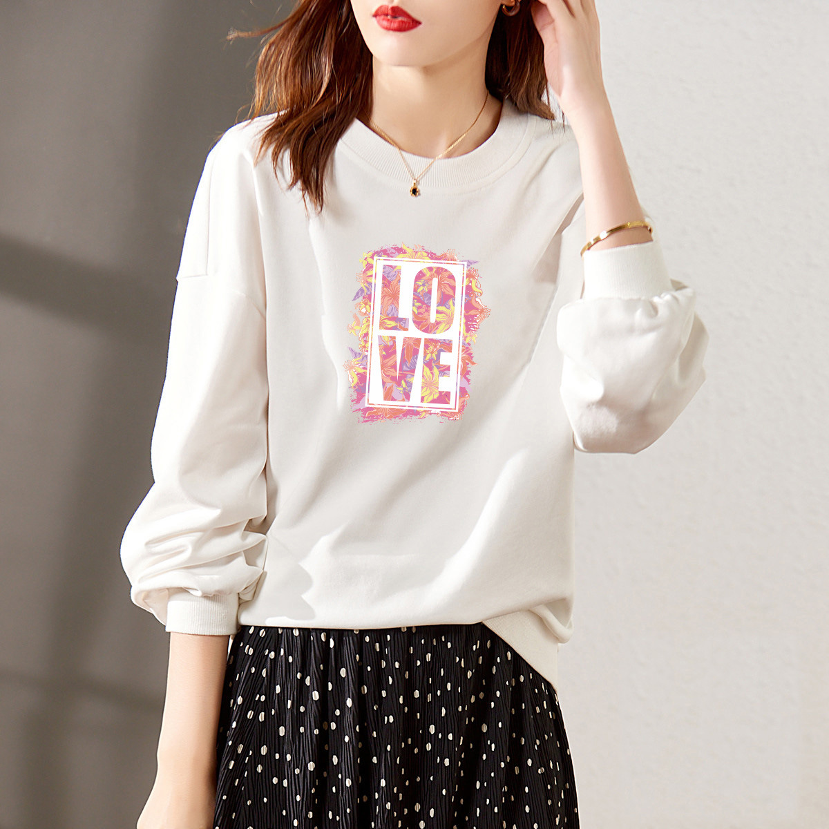 韩版卫衣套装女秋装