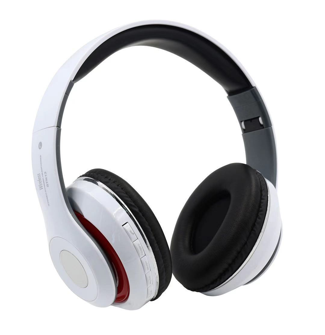 Stn13 Headset Bluetooth 5.0 Wireless Folding Stereo Bass Cross-Border E-Commerce Hot-Selling Product Headset