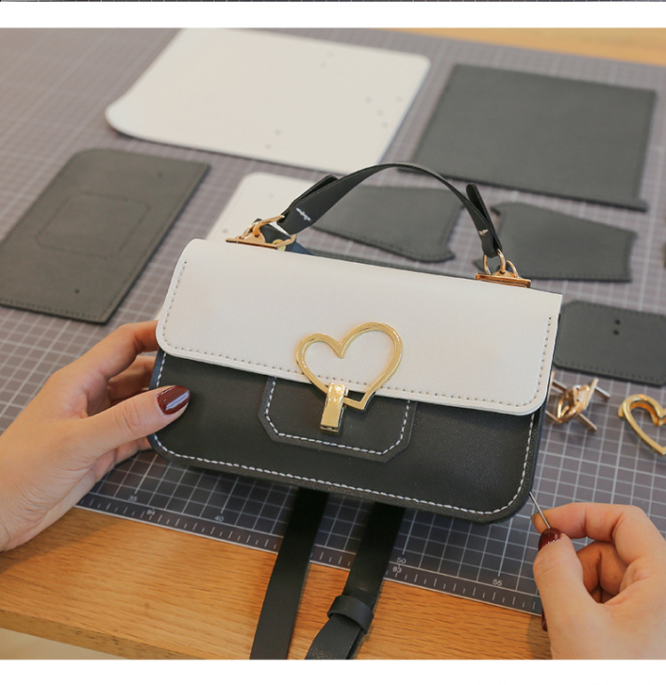 DIY Hand-Woven Bag New Fashion Self-Made Birthday Gift Material for Girlfriend Portable Shoulder Messenger Bag