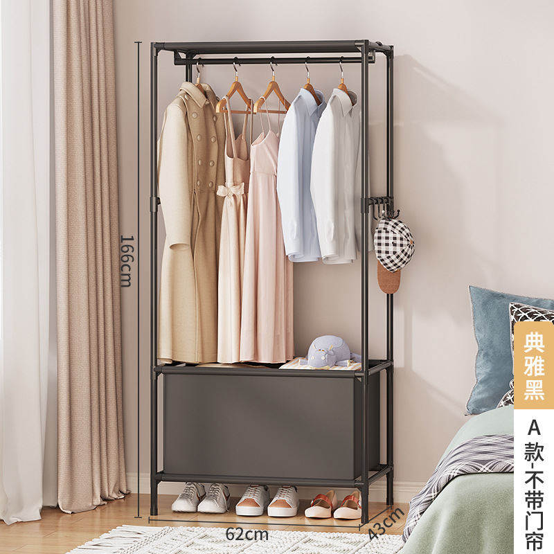 Wardrobe Household Bedroom Simple Assembly Wardrobe Economical Durable Small Apartment Rental Room Clothes Cabinet