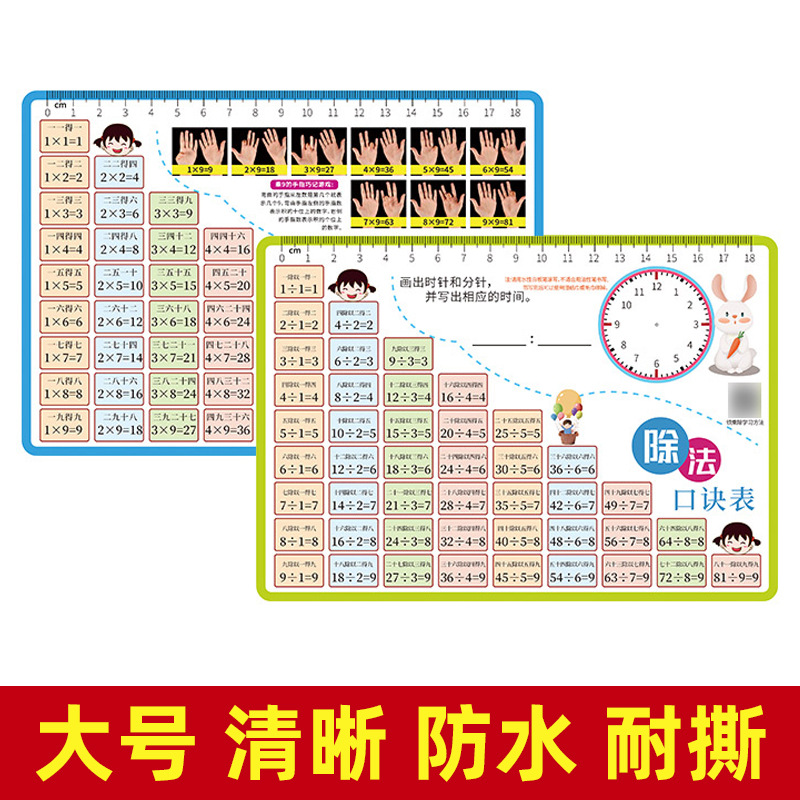 乘法口诀卡片