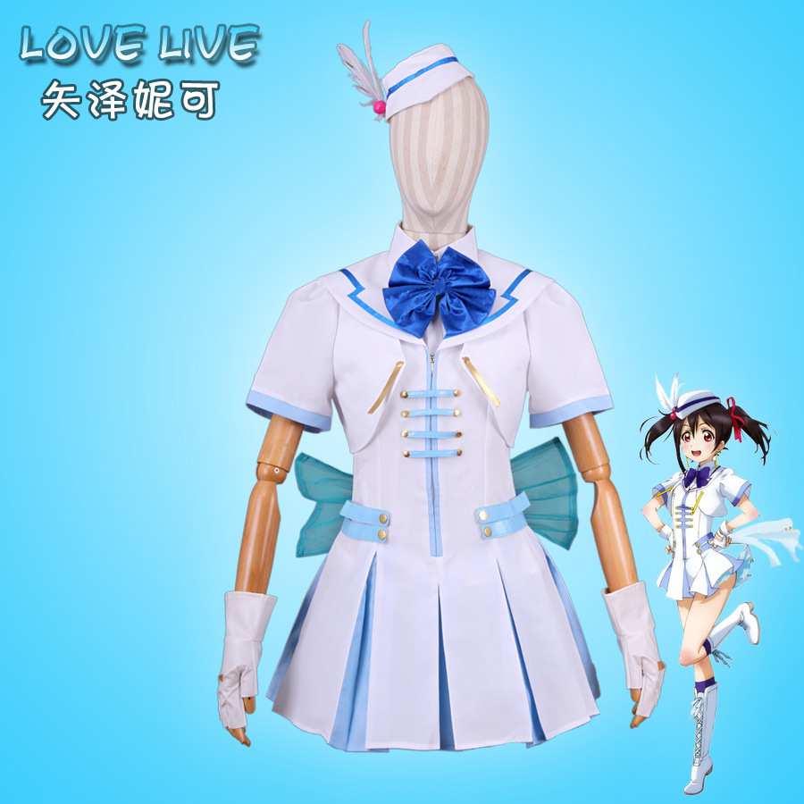 lovelive动漫lovelive矢泽妮可全员打歌服cosplay服全套现货包邮
