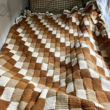 diy手工编织毛毯自制毛毯材料包创意盖毯汽车女生保温礼物家用