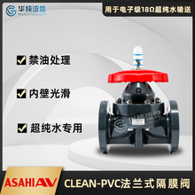 ASAHI AV日本旭有CLEAN-PVC法兰式隔膜阀 HP-PVC超纯水积水阀门厂
