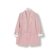十三行西装外套女2024夏季新款设计感新中式国风时尚气质减龄西服