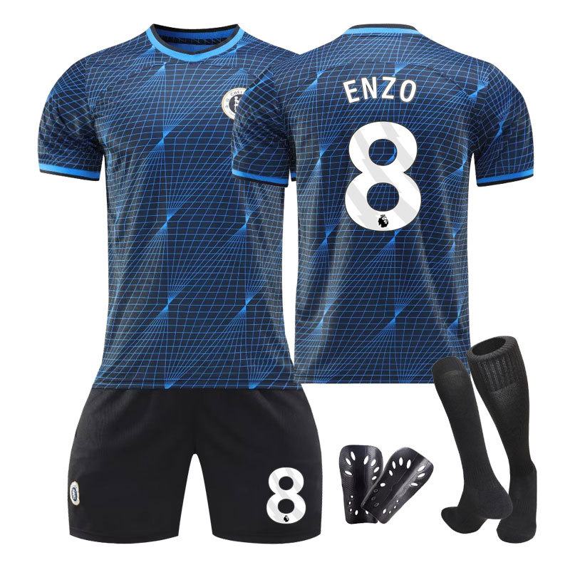 切尔西球衣2324客场儿童学生训练大人套装运动队服团购男女足球服