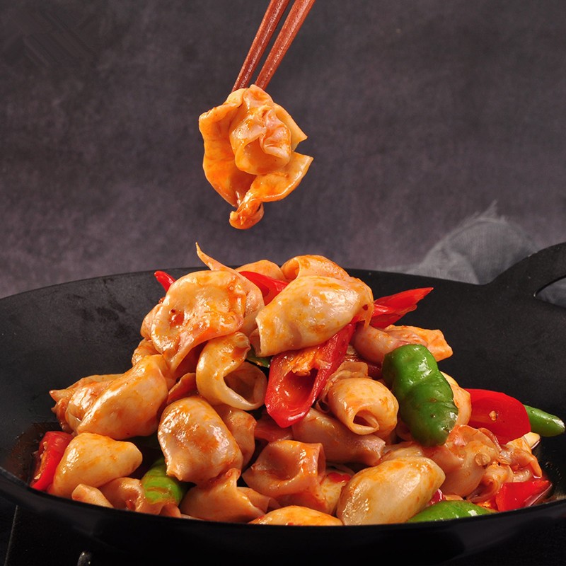 神惊脆鱼泡鱼肚酒店餐饮饭店冷冻半成品干锅火锅铁板酱爆菜肴商用