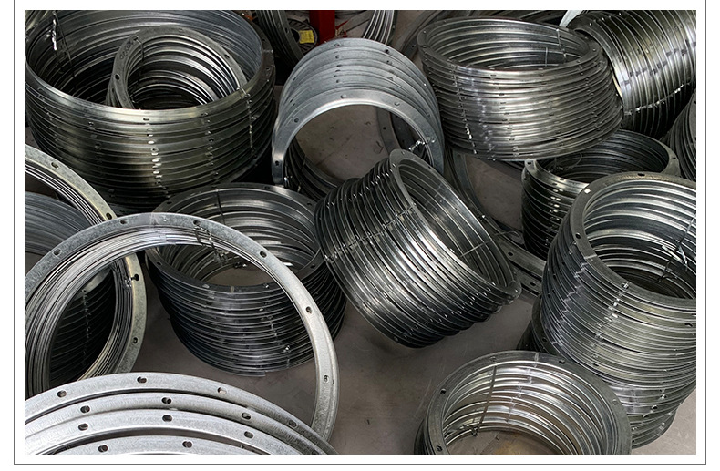 角铁不锈钢镀锌法兰 螺旋风管圆法兰 盘焊接法兰片风机法兰