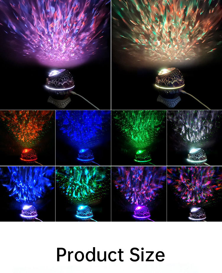 跨境新品简约星空灯 恐龙蛋led气氛灯 跨境星空投影灯满天星