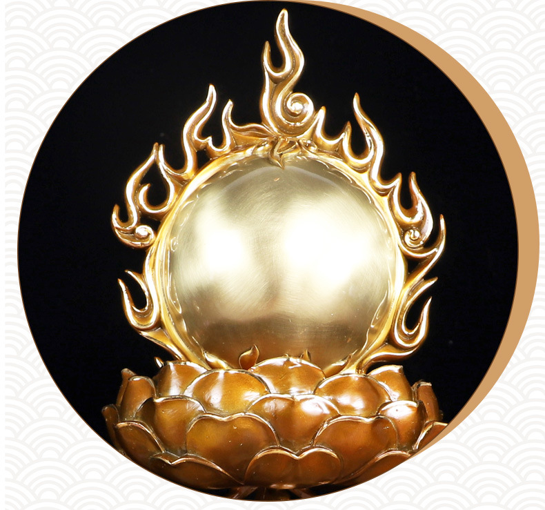 一件起批 纯铜摩尼宝摆件 彩铜摩尼宝珠家居装饰品摆件佛像宝物