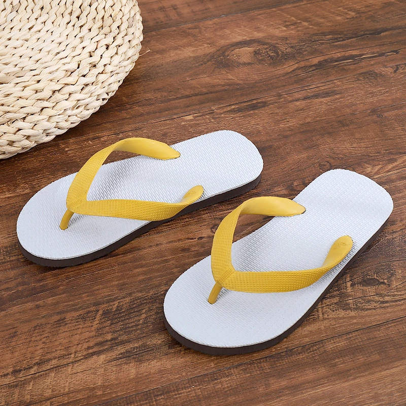 2021 Summer New Men's Flip Flops Home Wear Fashion Guangdong Flip-Flops Flat Beach Shoes Wholesale