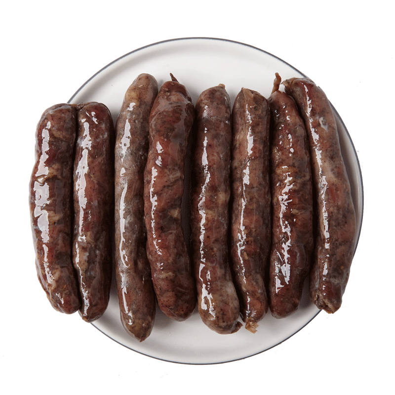 山东香肠风干黑香肠灌肠潍坊咸甜特产熟食纯猪肉莱芜淄博腊肠即食