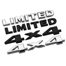 四驱4X4车标ABS尾标适用吉普越野大切牧马人指南者LIMITED车身贴